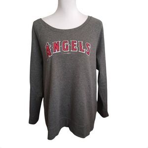 5TH & OCEAN GRAY ANGELES SWEATSHIRT SZ.XL EUC